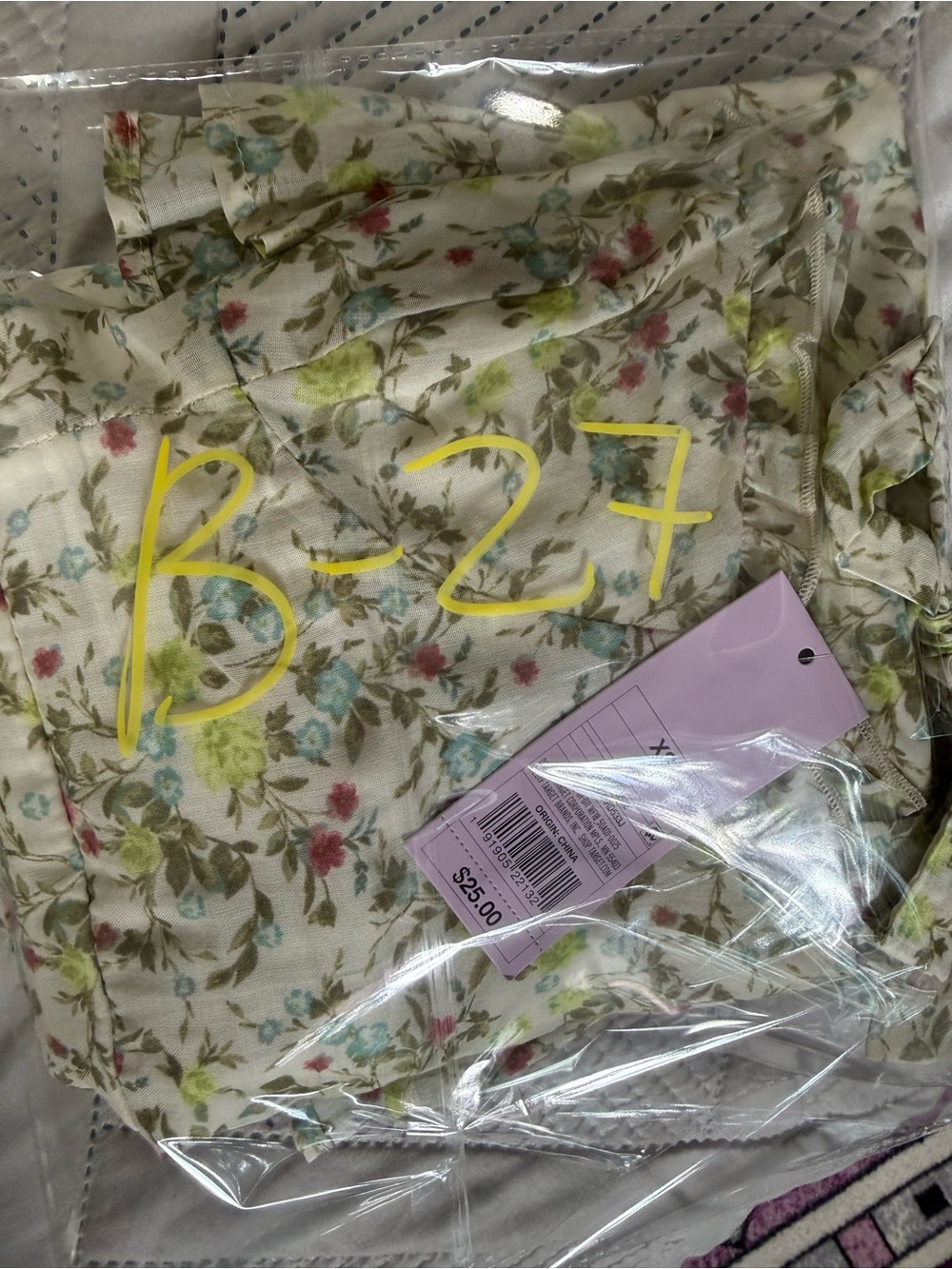 NWT Wild Fable Floral Tie Strap Mini Dress XS Cottagecore Ruffle Sundress - Picture 7 of 7